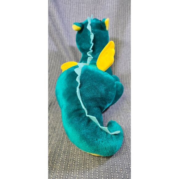 Vintage 1987 Dakin Fun Farm 16" Green Puff The Magic Dragon Plush Toy - Picture 3 of 8